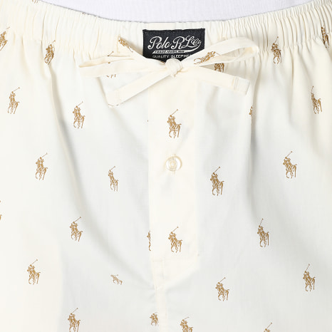 Polo Ralph Lauren - Pantalon Jogging All Over Player Beige Clair