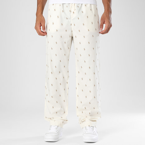 Polo Ralph Lauren - Pantalon Jogging All Over Player Beige Clair