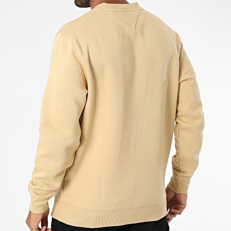 Tommy Jeans - Sweat Crewneck Regular Flag 0741 Camel Clair