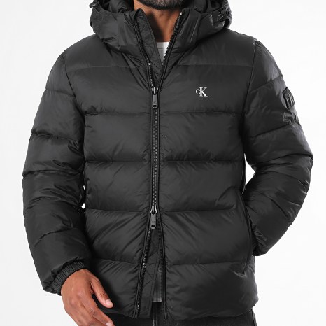 Calvin Klein - Doudoune Capuche Zippée RG515 Noir