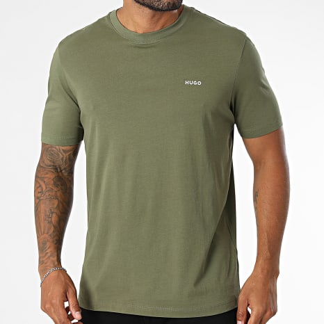 HUGO - Tee Shirt Dero 222 50466158 Vert Kaki