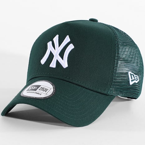 New Era - Casquette Trucker League Essential NY New York Yankees 60691398 Vert Foncé