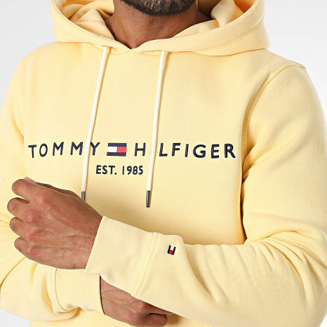 Tommy Hilfiger - Sweat Capuche Tommy Logo 1599 Jaune
