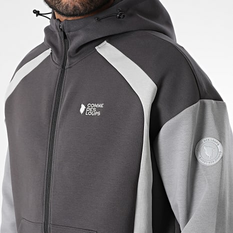 Comme Des Loups - Ensemble De Survetement Grizzly Gris Anthracite Gris Clair
