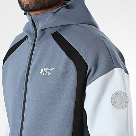 Comme Des Loups - Ensemble De Survetement Grizzly Bleu Noir