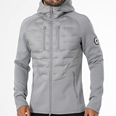 Comme Des Loups - Veste Capuche Zippée Road Gris Clair