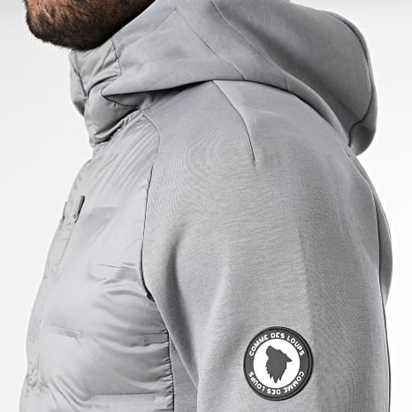 Comme Des Loups - Veste Capuche Zippée Road Gris Clair