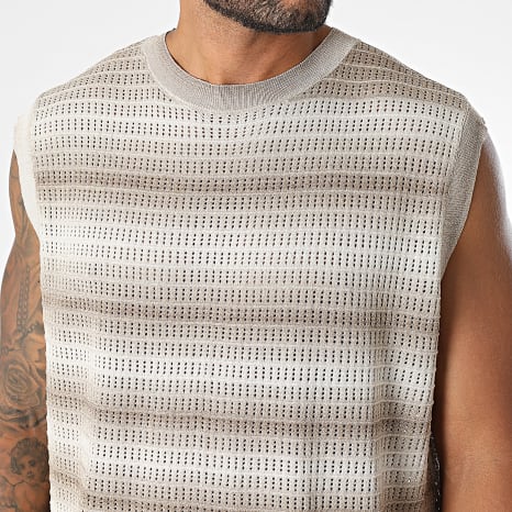 Frilivin - Débardeur Crochet 092 Beige