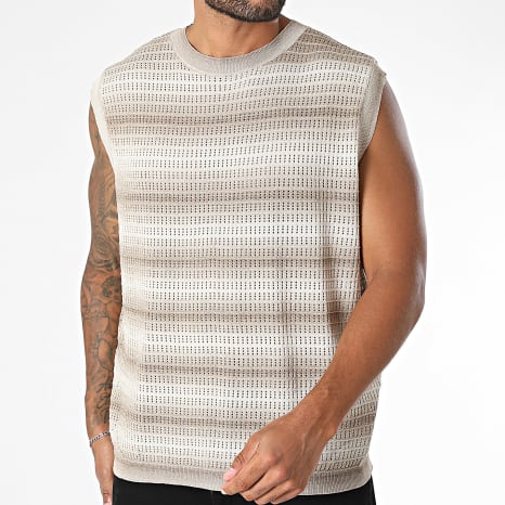 Frilivin - Débardeur Crochet 092 Beige