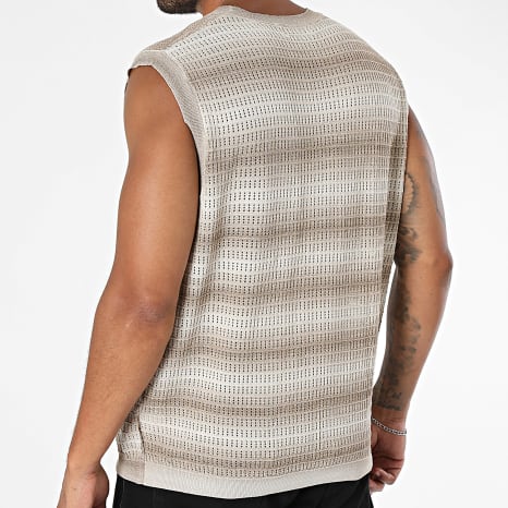 Frilivin - Débardeur Crochet 092 Beige