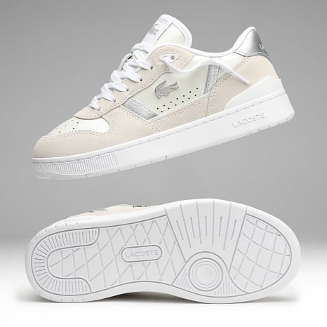 Lacoste - Baskets Femme T-Clip Set 226 White Off White