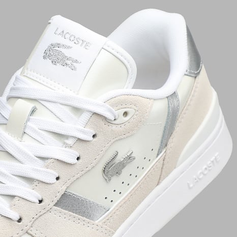 Lacoste - Baskets Femme T-Clip Set 226 White Off White
