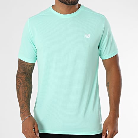 New Balance - Tee Shirt MT51801 Vert Clair