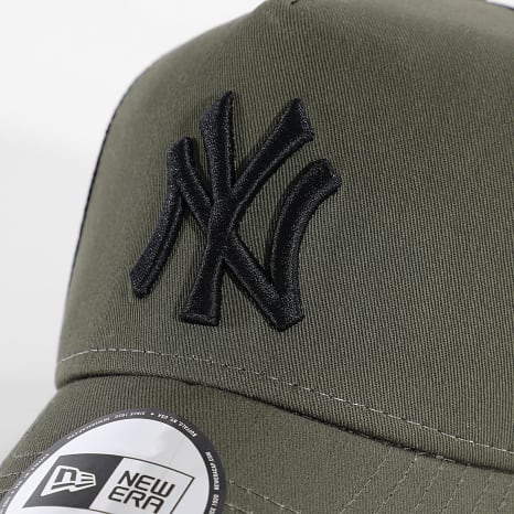 New Era - Casquette Trucker League Essential NY New York Yankees 11871464 Vert Kaki Noir