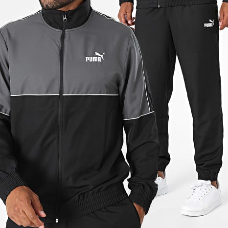 Puma - Ensemble De Survetement Woven 694353 Noir Gris Anthracite