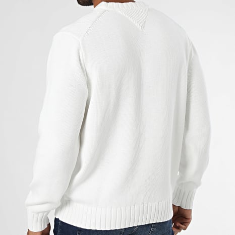 Tommy Hilfiger - Pull F1 Flag Sweater 0137 Blanc