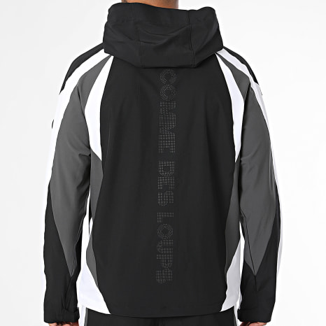 Comme Des Loups - Ensemble Veste Zippée Capuche Et Pantalon Jogging Dive Noir Gris Anthracite