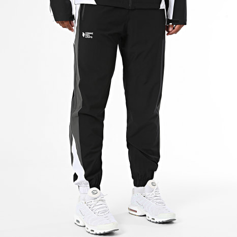 Comme Des Loups - Ensemble Veste Zippée Capuche Et Pantalon Jogging Dive Noir Gris Anthracite