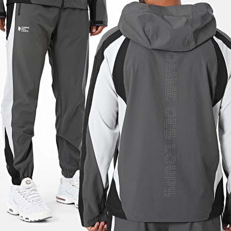 Comme Des Loups - Ensemble Veste Zippée Capuche Et Pantalon Jogging Dive Gris Anthracite