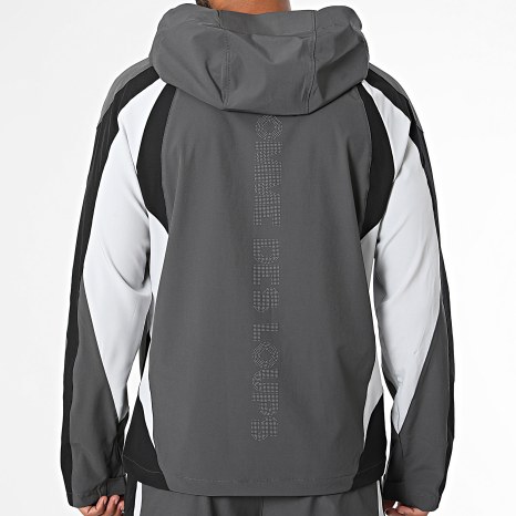 Comme Des Loups - Ensemble Veste Zippée Capuche Et Pantalon Jogging Dive Gris Anthracite