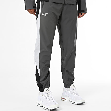 Comme Des Loups - Ensemble Veste Zippée Capuche Et Pantalon Jogging Dive Gris Anthracite