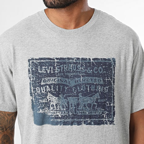 Levi's - Tee Shirt Relaxed Fit 16143 Gris Chiné
