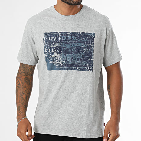 Levi's - Tee Shirt Relaxed Fit 16143 Gris Chiné