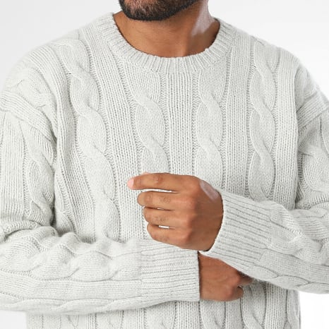 Polo Ralph Lauren - Pull en laine Premium Gris Perle