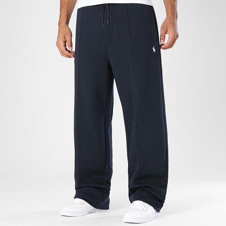 Polo Ralph Lauren - Pantalon Jogging Original Player Bleu Marine Blanc