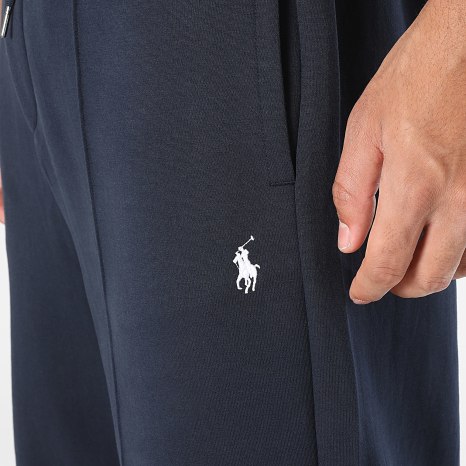 Polo Ralph Lauren - Pantalon Jogging Original Player Bleu Marine Blanc