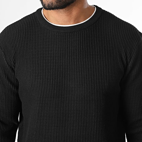 KZR - Pull Texturé 118 Noir