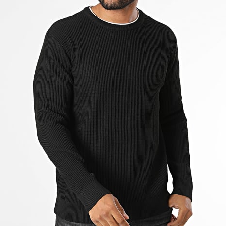 KZR - Pull Texturé 118 Noir