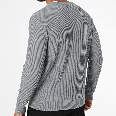 KZR - Pull Texturé 118 Gris