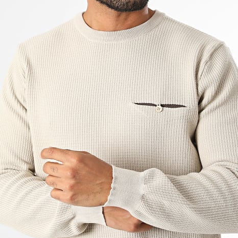 KZR - Pull Texturé 121 Beige