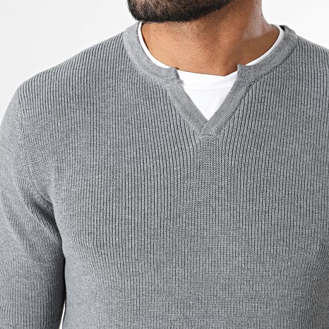 KZR - Pull En Maille 117 Gris