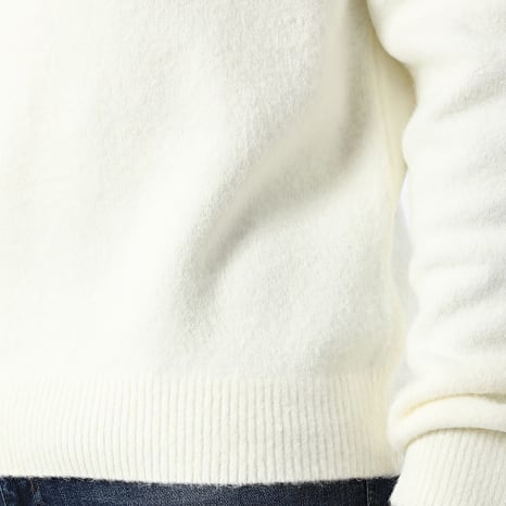 Adidas Originals - Pull Trefoil Essentials Fully Knit LC7652 Blanc