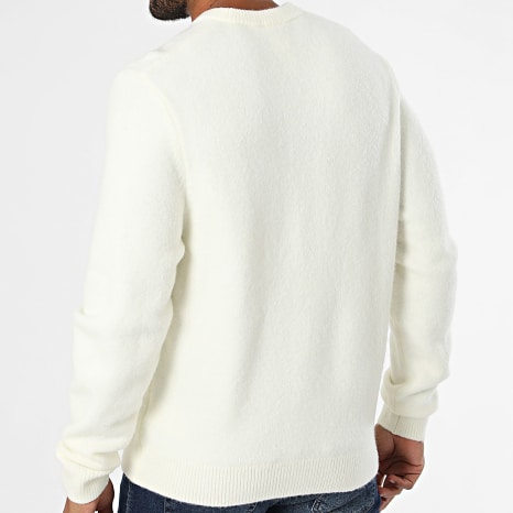 Adidas Originals - Pull Trefoil Essentials Fully Knit LC7652 Blanc