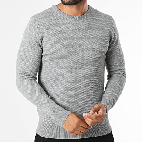 Classic Series - Pull Texturé 678 Gris