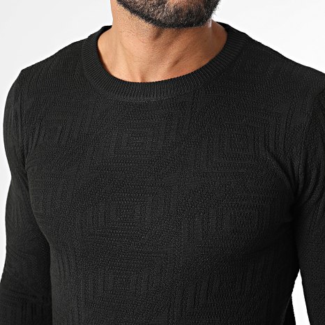 Classic Series - Pull Texturé 921 Noir
