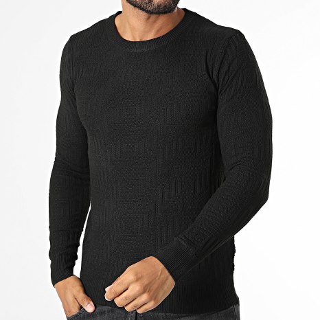 Classic Series - Pull Texturé 921 Noir
