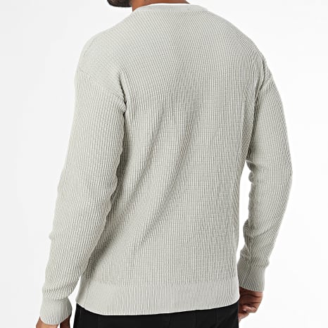 Classic Series - Pull Col Boutonné 022 Beige Clair