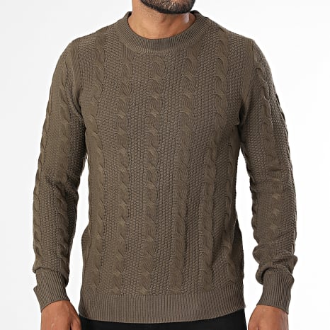 Classic Series - Pull Texturé 935 Marron
