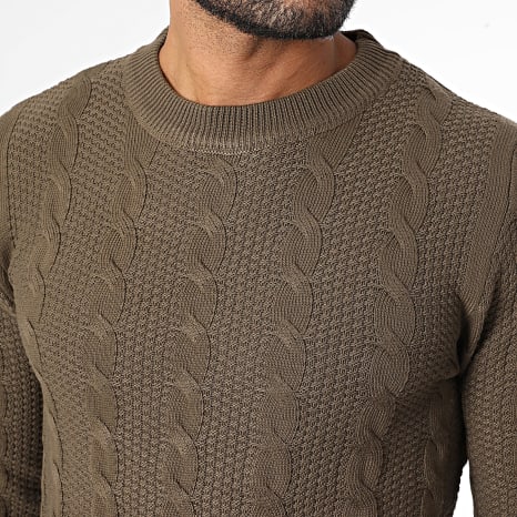 Classic Series - Pull Texturé 935 Marron