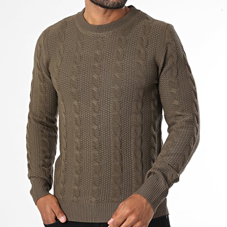 Classic Series - Pull Texturé 935 Marron