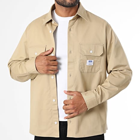 Hugo Blue - Chemise Manches Longues Ekynone 50570729 Beige