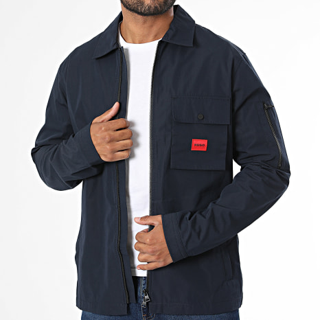 HUGO - Veste Zippée Emmond 50482701 Bleu Marine Foncé