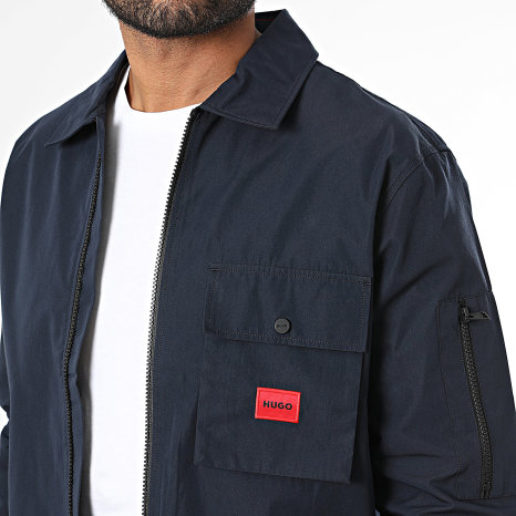 HUGO - Veste Zippée Emmond 50482701 Bleu Marine Foncé