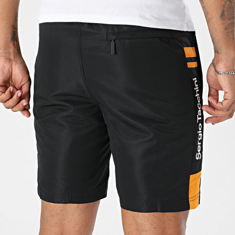 Sergio Tacchini - Short Jogging Agnone 41557 Noir Orange