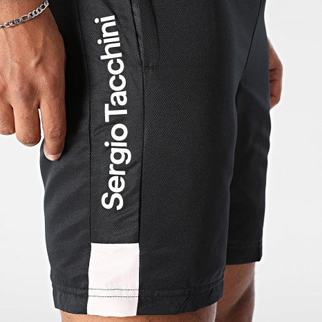 Sergio Tacchini - Short Jogging Agnone 41557 Noir Rose