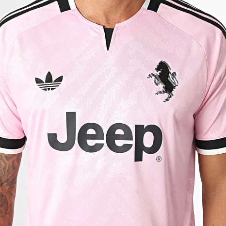 Adidas Originals - Maillot De Foot Officiel Juventus Extérieur 2026 KR4647 Rose